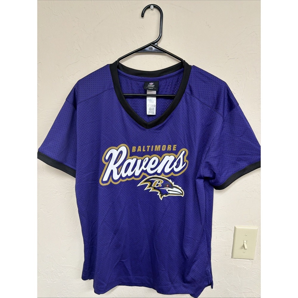 Baltimore Ravens NFL Girls Mesh Jersey Sz Large (11-13)